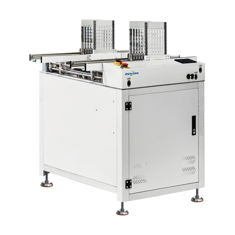 Dual track screening machine