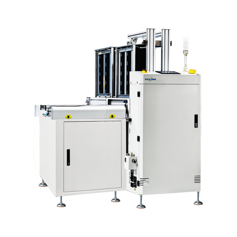 Right angle up and down plate machine (floor standing)